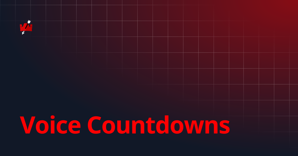 Voice Countdowns | ClashKing Docs